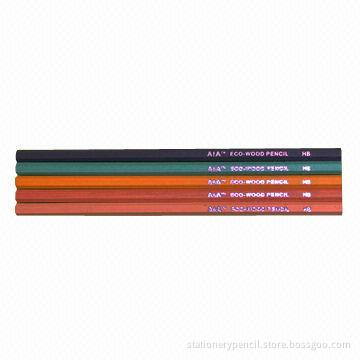 HB Pencil, Made of Painted Superior Natural Basswood